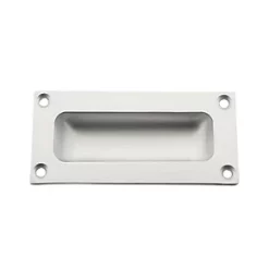 Flush Pull 89mm Satin Anodised Aluminium
