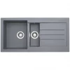 Abode Xcite 1.5 Bowl Granite Composite Kitchen Sink Grey Metallic Reversible 1000 x 500mm -Cabinet Hardware shop 116PH P