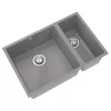 ETAL Comite 1.5 Bowl Granite Composite Kitchen Sink Matt Grey Left-Hand 670 x 440mm