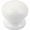 Smith & Locke Traditional Cabinet Door Knobs Porcelain White 38mm 2 Pack -Cabinet Hardware shop 1571V P
