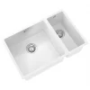 ETAL Comite 1.5 Bowl Granite Composite Kitchen Sink Matt White Left-Hand 670 x 440mm