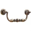 Decorative Cabinet Handles Antique Brass 96mm 2 Pack -Cabinet Hardware shop 168HP P