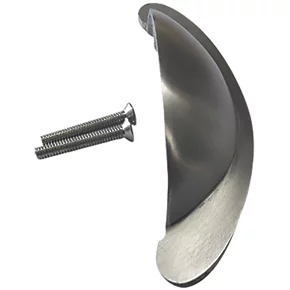 Shell Handles 64mm Matt Chrome 4 Shell Handles 64mm Matt Chrome - Image 2