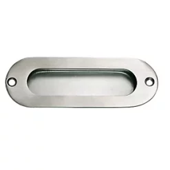 Flush Pull 120mm Satin Stainless Steel