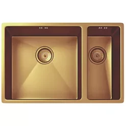 ETAL Elite 1.5 Bowl Stainless Steel Kitchen Sink 670 x 440mm -Cabinet Hardware shop 203RG A1