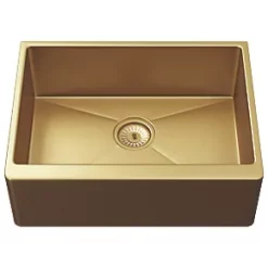 ETAL Excel 1 Bowl Stainless Steel Belfast Kitchen Sink 600 x 450 x 200mm