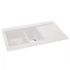 Abode Aspekt 1.5 Bowl Granite Composite Kitchen Sink White Reversible 950 x 540mm -Cabinet Hardware shop 221RK P