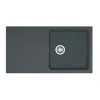 Franke Titan 1 Bowl Composite Kitchen Sink Graphite Reversible 500 x 200mm