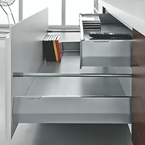 Hafele Drawer Rail Set Grey 450mm 2 Pack 4 Hafele Drawer Rail Set Grey 450mm 2 Pack - Image 2