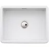 Abode Sandon 1 Bowl Fireclay Ceramic Kitchen Sink 595 x 194mm -Cabinet Hardware shop 254PH P