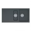 Franke Titan 1.5 Bowl Composite Kitchen Sink Graphite Reversible 500 x 200mm