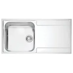 Franke Maris Slim Top 1 Bowl Stainless Steel Inset Kitchen Sink 1000 x 510mm