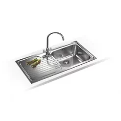 Franke Galassia 1 Bowl Stainless Steel Inset Kitchen Sink 1000 x 500mm