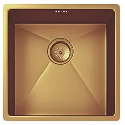 ETAL Elite 1 Bowl Stainless Steel Kitchen Sink 440 x 440mm -Cabinet Hardware shop 308RG A1