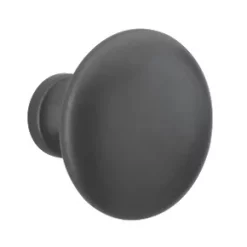 Urfic Round Smooth Cabinet Knob Dark Antique Brass 40mm