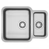 Franke Lucca 1.5 Bowl Stainless Steel Kitchen Sink 600 x 180mm -Cabinet Hardware shop 357PY P