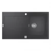 Grohe K500 1 Bowl Granite Composite Sink Black Reversible 860 x 500mm 1 Grohe K500 1 Bowl Granite Composite Sink Black Reversible 860 x 500mm -Cabinet Hardware shop 366VY P