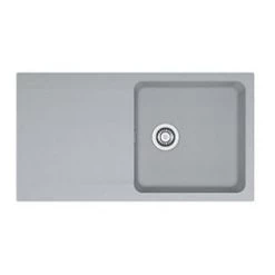 Franke Titan 1 Bowl Composite Kitchen Sink Urban Grey Reversible 500 x 200mm