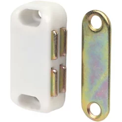 Magnetic Cabinet Catches White 42 x 20mm 10 Pack