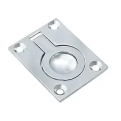 Carlisle Brass Flush Ring Pull 63mm Polished Chrome