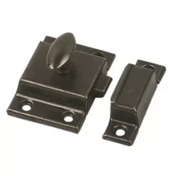 Cupboard Latch Florentine Bronze 54 x 54mm