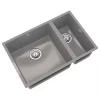 ETAL Comite 1.5 Bowl Granite Composite Kitchen Sink Gloss Grey Left-Hand 670 x 440mm