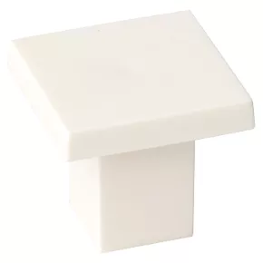 Decorative Square Cabinet Knobs White 30mm 6 Pack 3 Decorative Square Cabinet Knobs White 30mm 6 Pack