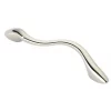 Siro Squiggle Cabinet Pull Handle Bright Nickel 96mm -Cabinet Hardware shop 4187V P