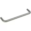 Smith & Locke D Pull Handle Brushed Stainless Steel 128mm -Cabinet Hardware shop 4327V P