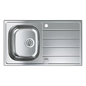 Grohe K200 1 Bowl Stainless Steel Sink 860 x 500mm 4 Grohe K200 1 Bowl Stainless Steel Sink 860 x 500mm - Image 2