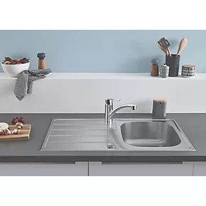 Grohe K200 1 Bowl Stainless Steel Sink 860 x 500mm 5 Grohe K200 1 Bowl Stainless Steel Sink 860 x 500mm - Image 3