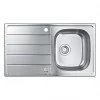 Grohe K200 1 Bowl Stainless Steel Sink 860 x 500mm