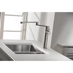 Abode Matrix 1.5 Bowl Stainless Steel Undermount & Inset Kitchen Sink LH 580 x 440mm 10 Abode Matrix 1.5 Bowl Stainless Steel Undermount & Inset Kitchen Sink LH 580 x 440mm -Cabinet Hardware shop 457RK A3
