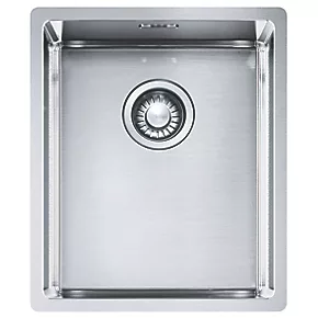 Franke Bari 1 Bowl Stainless Steel Kitchen Sink 380 x 200mm 3 Franke Bari 1 Bowl Stainless Steel Kitchen Sink 380 x 200mm