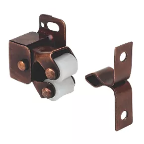 Cabinet Catch Rollers Bronze Effect 32 x 25mm 10 Pack 3 Cabinet Catch Rollers Bronze Effect 32 x 25mm 10 Pack
