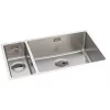 Abode Matrix 1.5 Bowl Stainless Steel Undermount & Inset Kitchen Sink RH 740 x 440mm -Cabinet Hardware shop 575RK P