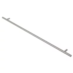 Smith & Locke T Bar Pull Handle Brushed Nickel 432mm