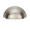 Carlisle Brass Victorian Cupboard Cup Pull Handle 92mm Satin Nickel