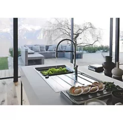 Franke Aton 1 Bowl Stainless Steel Sink 864 x 514mm -Cabinet Hardware shop 596JK A5