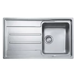 Franke Aton 1 Bowl Stainless Steel Sink 864 x 514mm