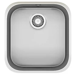 Franke Lucca 1 Bowl Stainless Steel Kitchen Sink 494 x 200mm