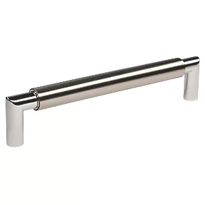 Siro Straight Door Pull Handle Polished / Satin Chrome 160mm 3 Siro Straight Door Pull Handle Polished / Satin Chrome 160mm