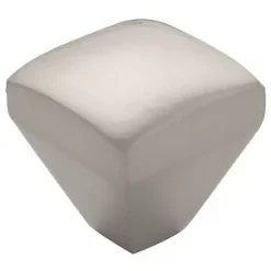 Decorative Soft Square Cabinet Knobs Satin Nickel 25mm 2 Pack