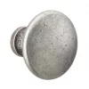 Urfic Round Smooth Cabinet Knob Satin Pewter 40mm