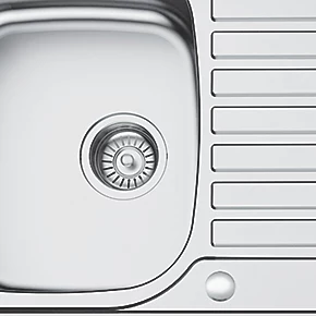 Bristan Inox 1 Bowl Stainless Steel Easyfit Universal Kitchen Sink 860 x 500mm 4 Bristan Inox 1 Bowl Stainless Steel Easyfit Universal Kitchen Sink 860 x 500mm - Image 2