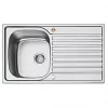 Bristan Inox 1 Bowl Stainless Steel Easyfit Universal Kitchen Sink 860 x 500mm -Cabinet Hardware shop 653RH P