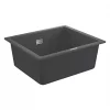 Grohe K700U 1 Bowl Granite Composite Sink Black Non-Handed 533 x 457mm -Cabinet Hardware shop 657VY P