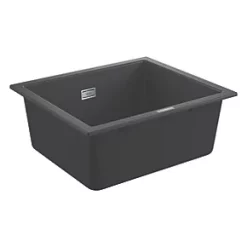 Grohe K700U 1 Bowl Granite Composite Sink Black Non-Handed 533 x 457mm