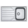 Franke Flash 1 Bowl Stainless Steel Sink 860 x 500mm -Cabinet Hardware shop 658JK P