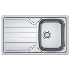Franke Flash 1 Bowl Stainless Steel Sink 860 x 500mm
